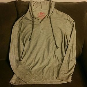 men's hooded long sleeve shirts